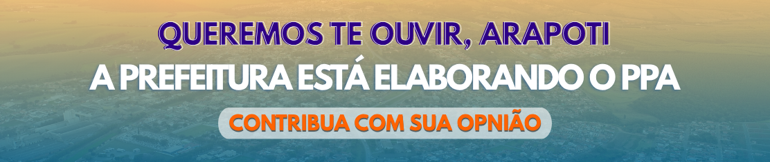 QUEREMOS TE OUVIR, ARAPOTI