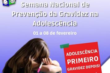 Semana Nacional de Prevenção da Gravidez na Adolescência