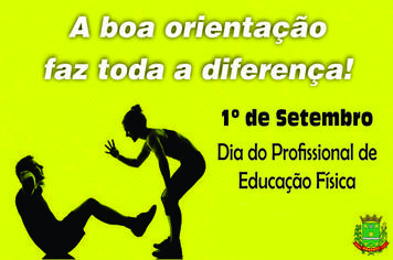 01 de setembro - Dia do Profissional de Educação Física