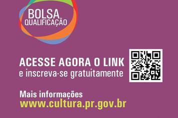 Abertas inscrições para o programa Bolsa Qualificação nas áreas artístico-culturais