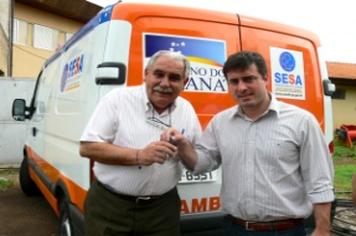 Arapoti ganha ambulÃ¢ncia do Governo do Estado