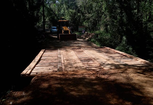 Agricultura reformou Ponte dos Cabritos 