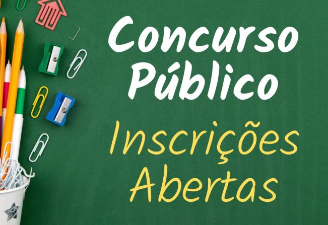 Abertas inscrições do Concurso Público