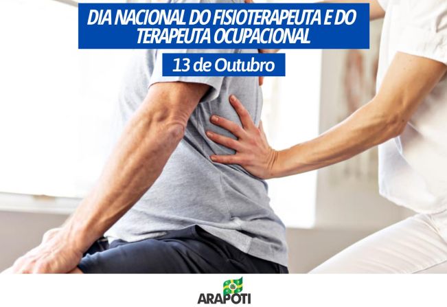 Dia Nacional do Fisioterapeuta e do Terapeuta Ocupacional