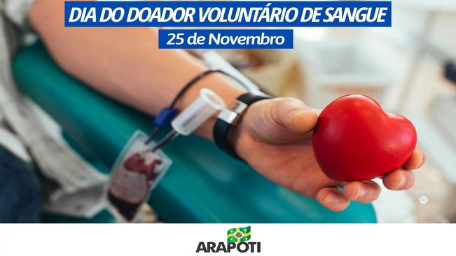 25 de Novembro ? Dia do Doador Voluntário de Sangue