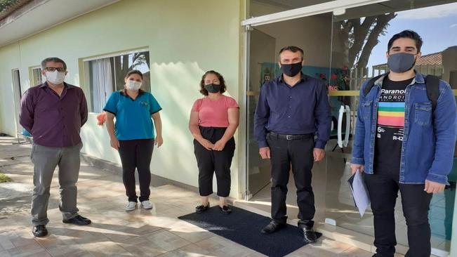 Prefeito faz vistoria técnica na Escola Municipal de Calógeras