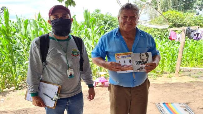 Setor de Endemias faz ação no Cerrado das Cinzas