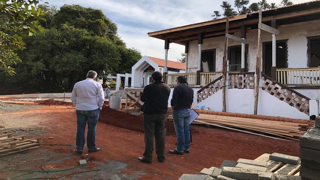 Gestão visita obras do Casarão e Estação Ferroviária