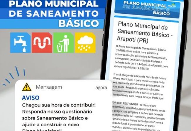 Plano Municipal de Saneamento Básico (PMSB)