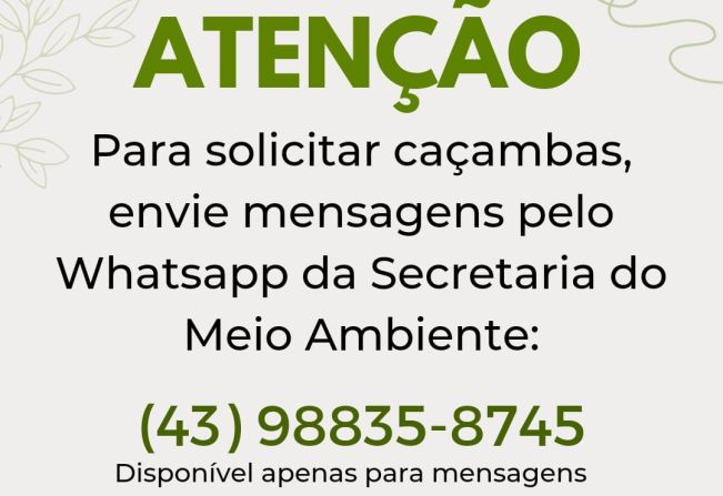 Solicite Caçamba para retirada de Entulho