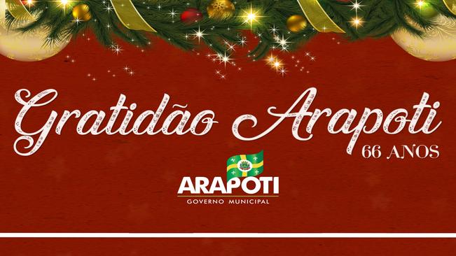 Parabéns Arapoti! 66 anos!