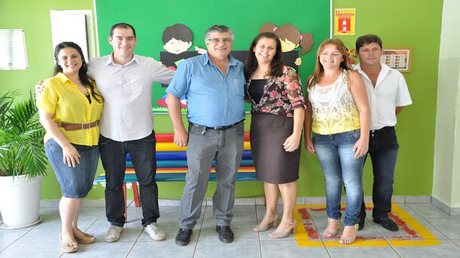 Notícia - Braz visita Escola Orlando Pinto Mendes - Prefeitura