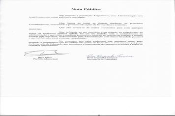 Prefeitura divulga nota pÃºblica sobre Biblioteca CidadÃ£
